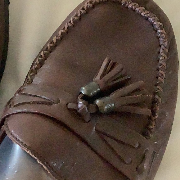 Thom McAn Women’s Wide Width Brown Tassel Loafers - Picture 5 of 8